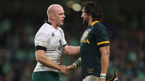 Paul O'Connell and Victor Matfield after the match 8/11/2014